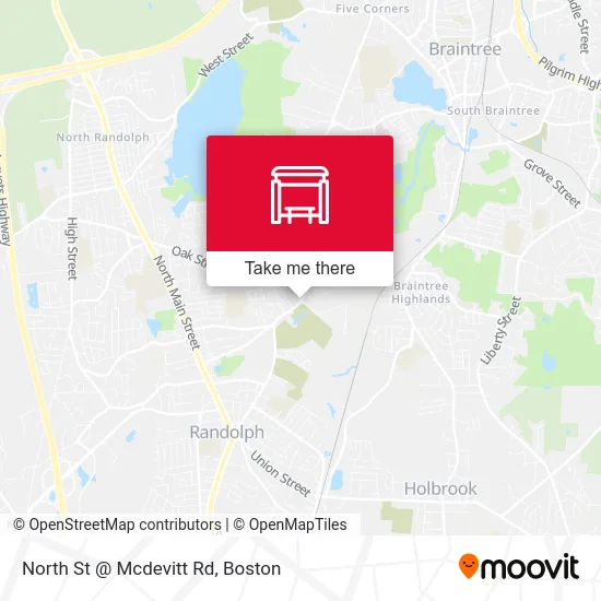 North St @ Mcdevitt Rd map