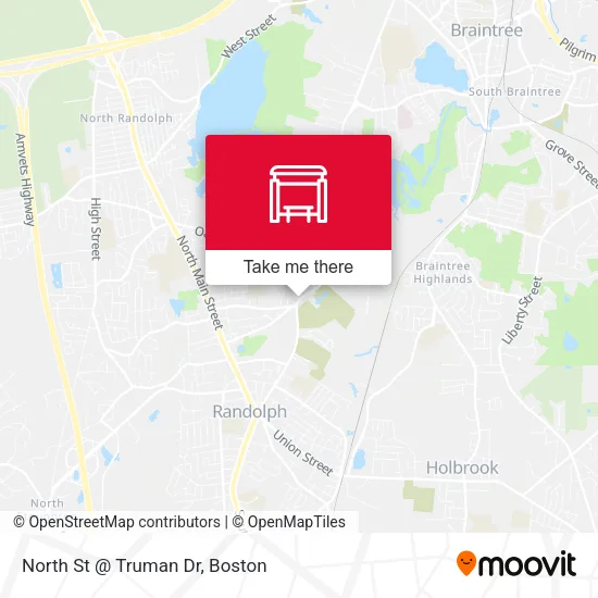 North St @ Truman Dr map