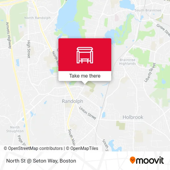 North St @ Seton Way map