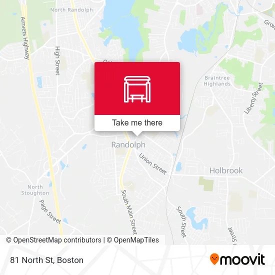 81 North St map