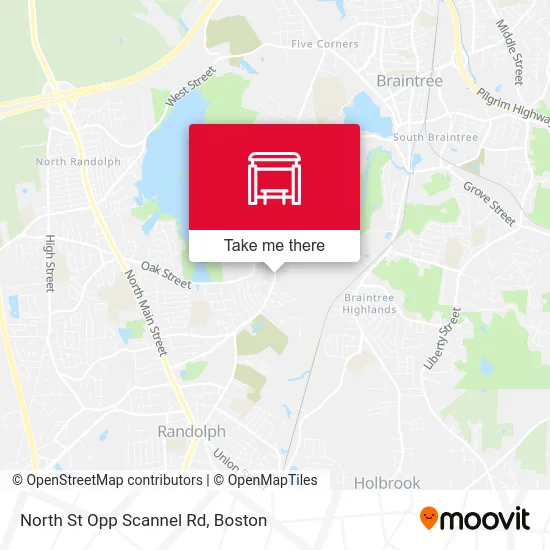 North St Opp Scannel Rd map