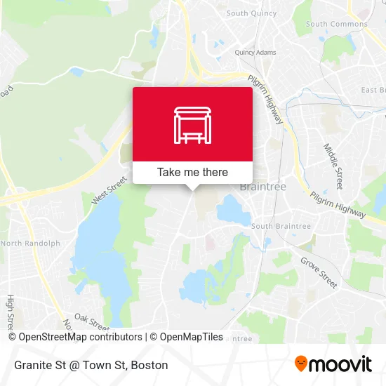 Granite St @ Town St map