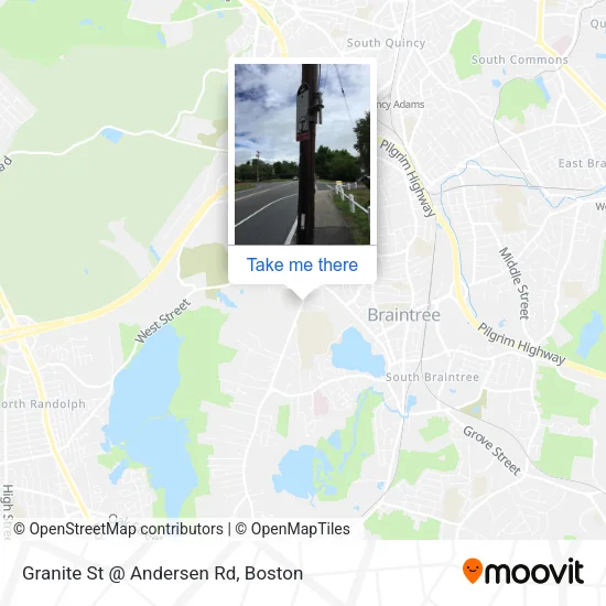 Granite St @ Andersen Rd map
