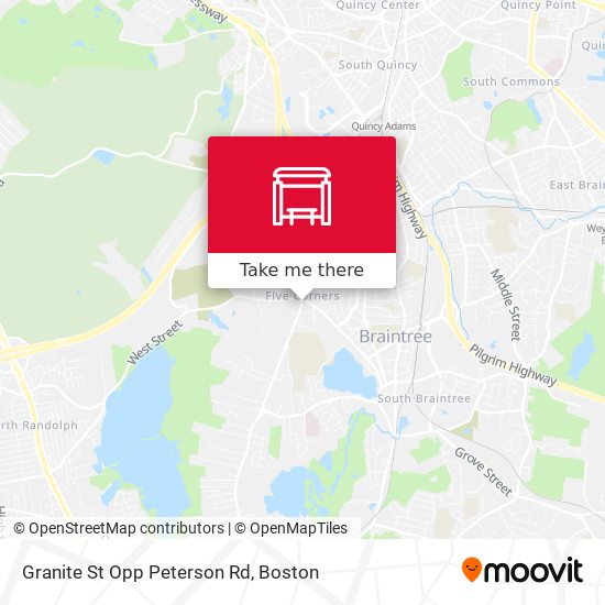 Granite St Opp Peterson Rd map