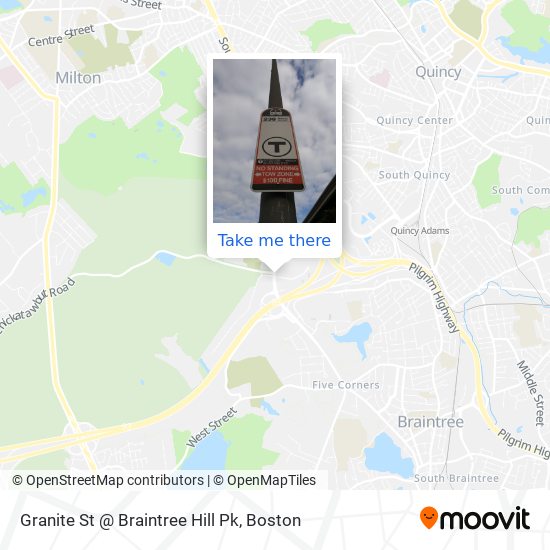 Granite St @ Braintree Hill Pk map