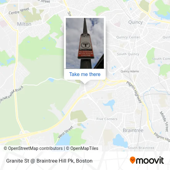 Granite St @ Braintree Hill Pk map