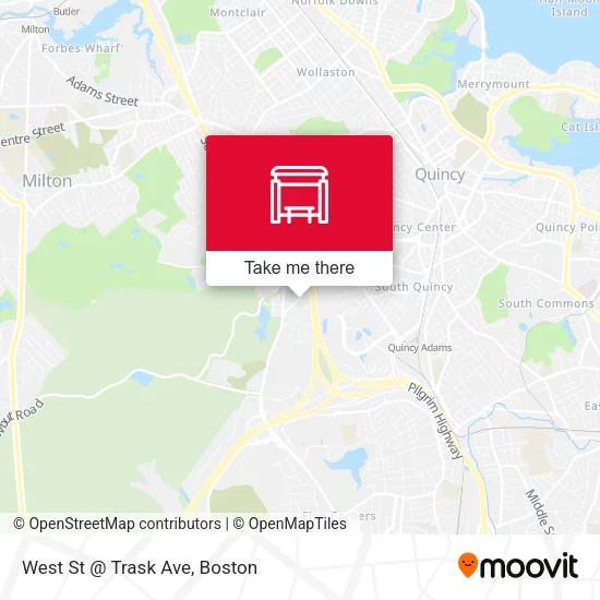 West St @ Trask Ave map