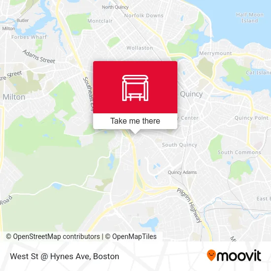 West St @ Hynes Ave map