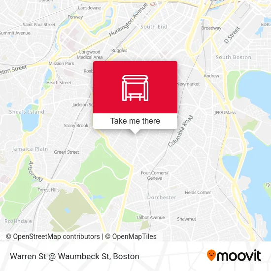 Mapa de Warren St @ Waumbeck St