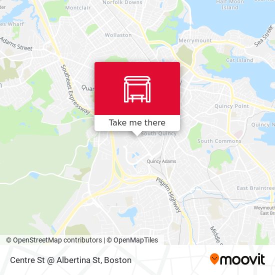 Mapa de Centre St @ Albertina St