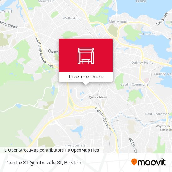 Centre St @ Intervale St map