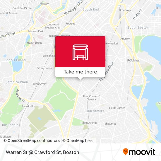 Warren St @ Crawford St map