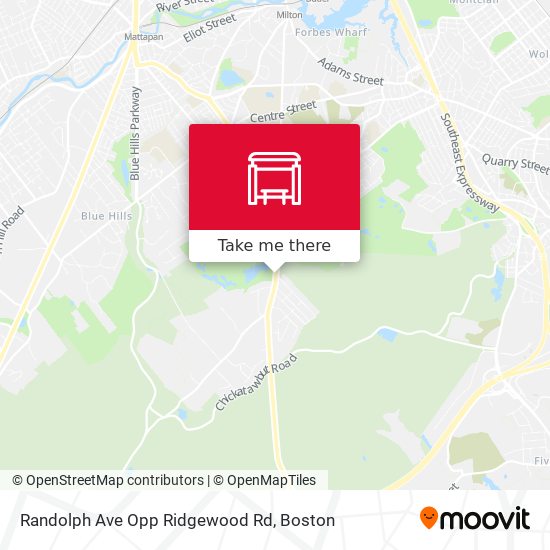 Mapa de Randolph Ave Opp Ridgewood Rd