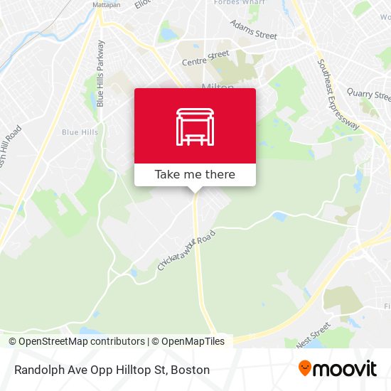 Randolph Ave Opp Hilltop St map
