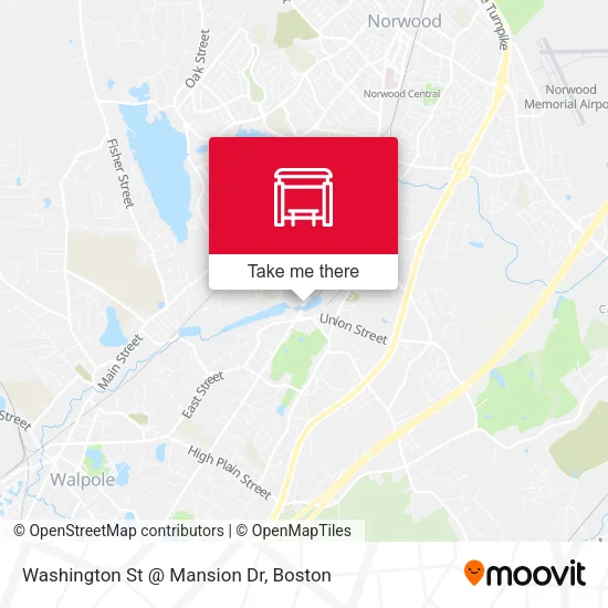 Washington St @ Mansion Dr map