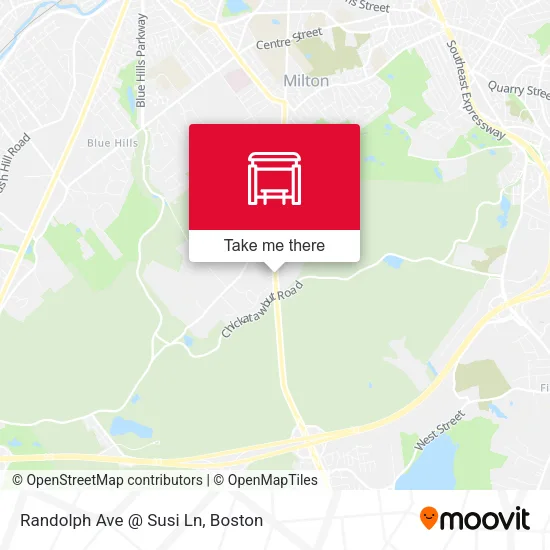 Randolph Ave @ Susi Ln map