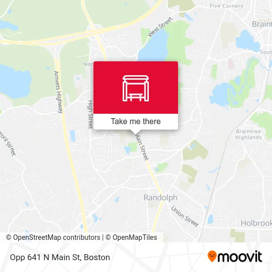Opp 641 N Main St map