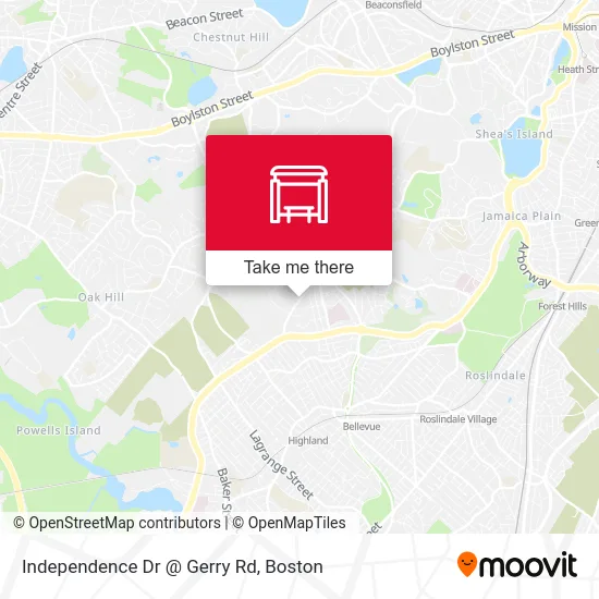 Independence Dr @ Gerry Rd map