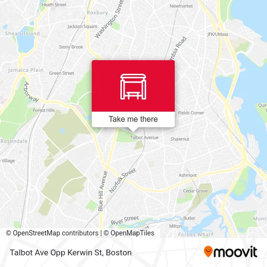 Talbot Ave Opp Kerwin St map