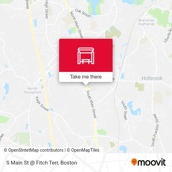 S Main St @ Fitch Terr map