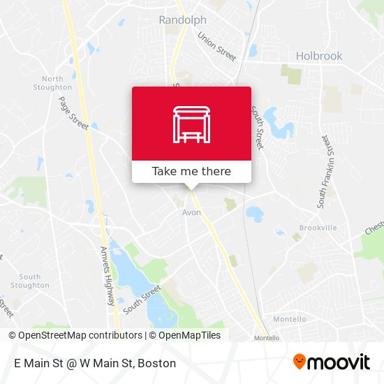Mapa de E Main St @ W Main St