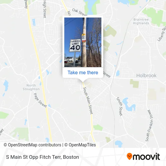 S Main St Opp Fitch Terr map