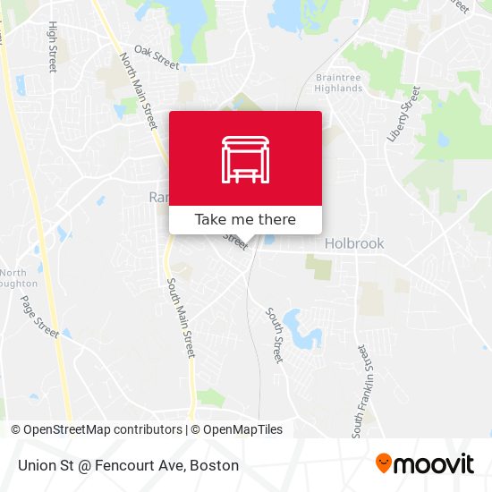 Mapa de Union St @ Fencourt Ave
