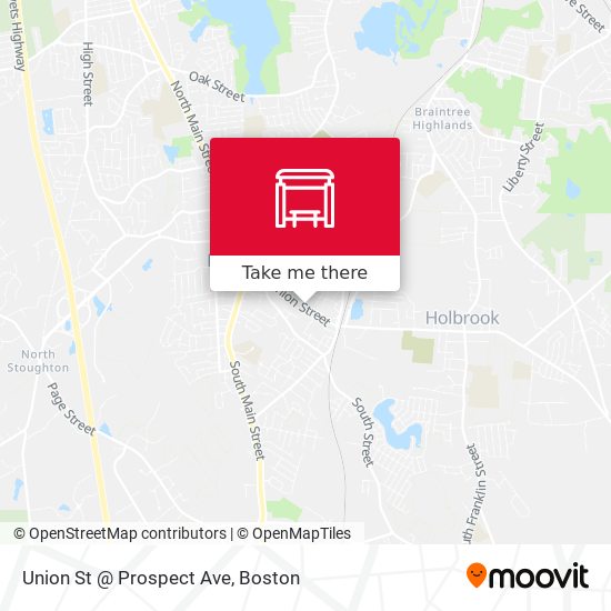 Union St @ Prospect Ave map