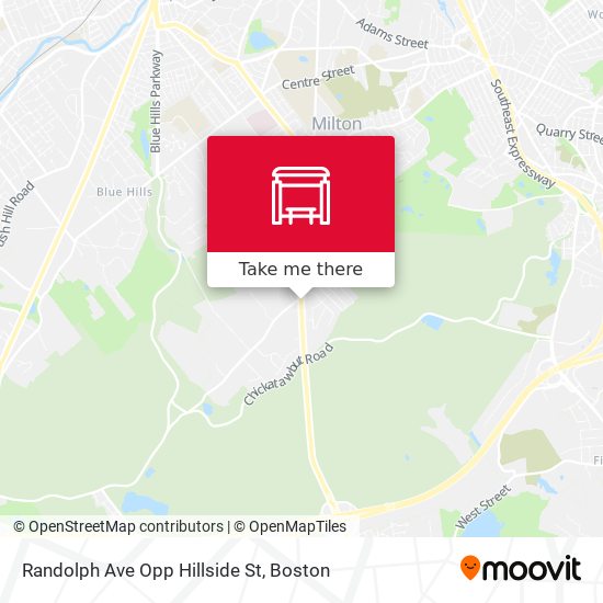 Mapa de Randolph Ave Opp Hillside St