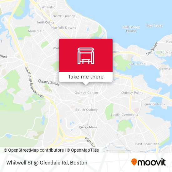 Whitwell St @ Glendale Rd map