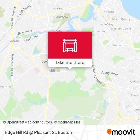 Edge Hill Rd @ Pleasant St map