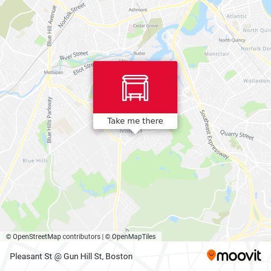 Mapa de Pleasant St @ Gun Hill St