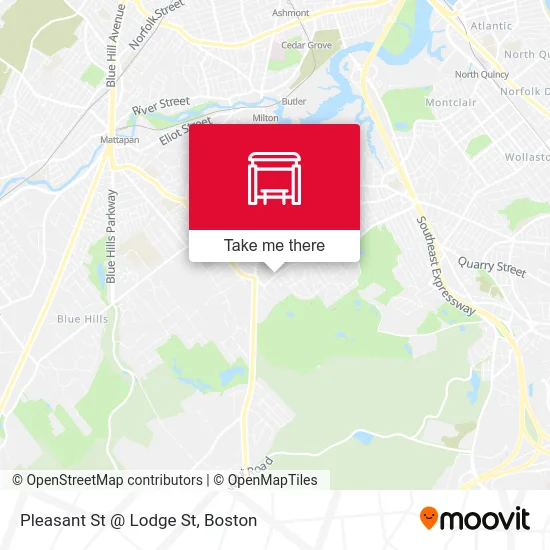 Pleasant St @ Lodge St map