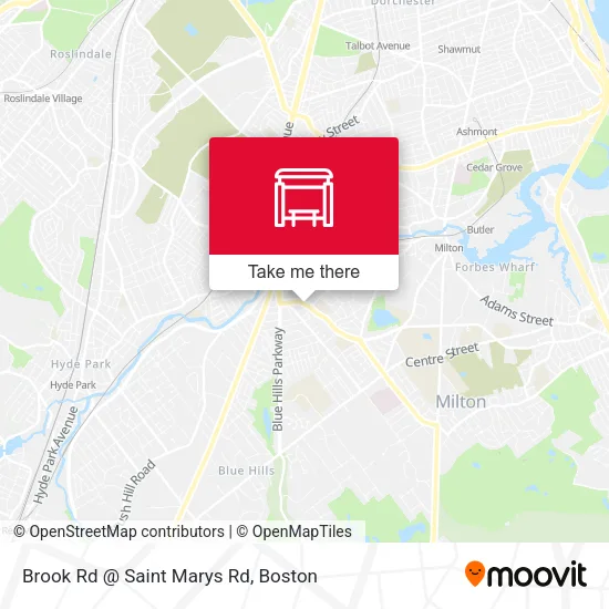 Brook Rd @ Saint Marys Rd map