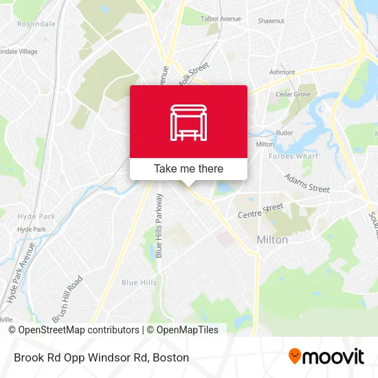 Brook Rd Opp Windsor Rd map