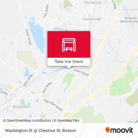 Mapa de Washington St @ Chestnut St