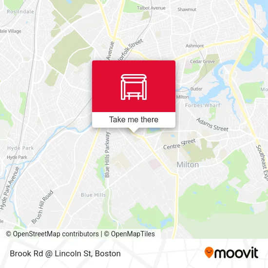 Brook Rd @ Lincoln St map