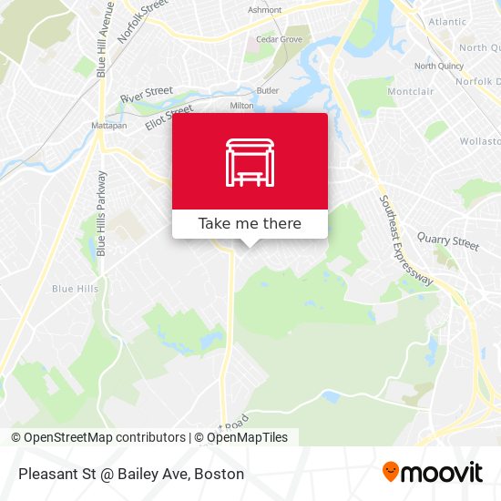 Pleasant St @ Bailey Ave map