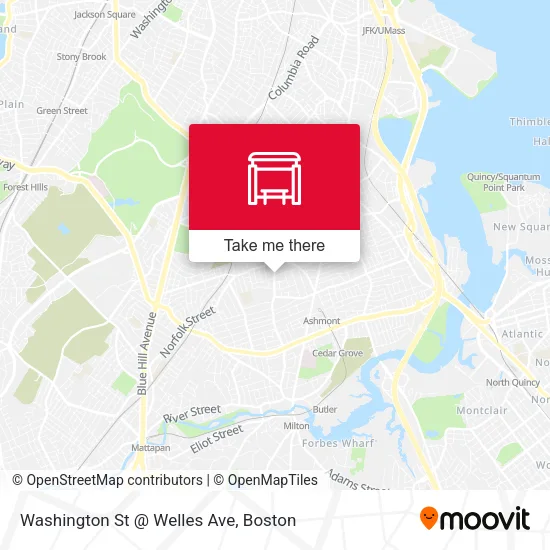 Mapa de Washington St @ Welles Ave