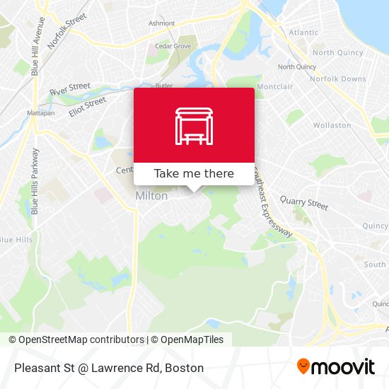 Pleasant St @ Lawrence Rd map