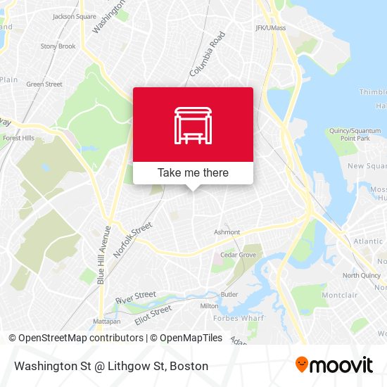 Washington St @ Lithgow St map