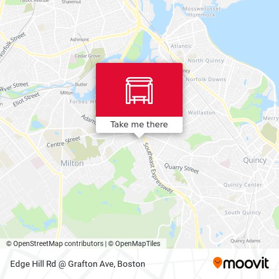 Edge Hill Rd @ Grafton Ave map