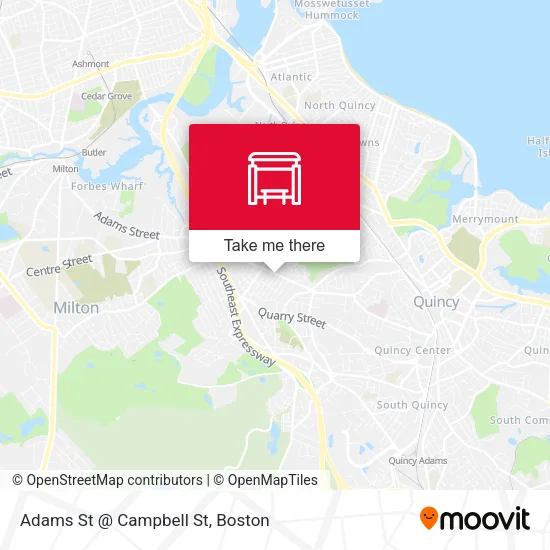 Adams St @ Campbell St map