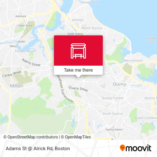 Adams St @ Alrick Rd map