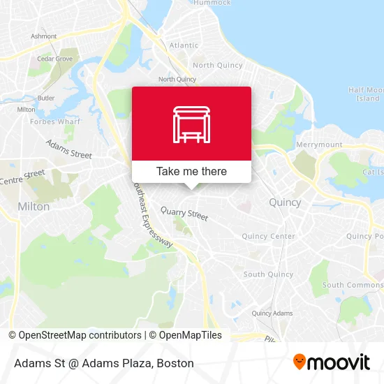 Adams St @ Adams Plaza map