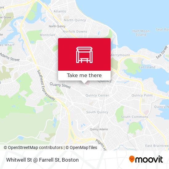 Mapa de Whitwell St @ Farrell St