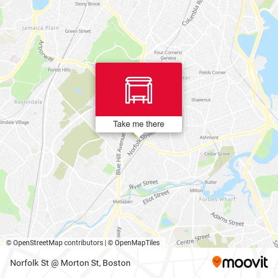 Mapa de Norfolk St @ Morton St