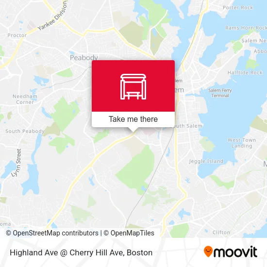 Highland Ave @ Cherry Hill Ave map