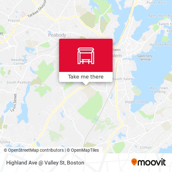 Highland Ave @ Valley St map
