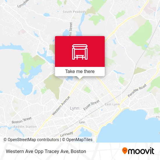 Western Ave Opp Tracey Ave map